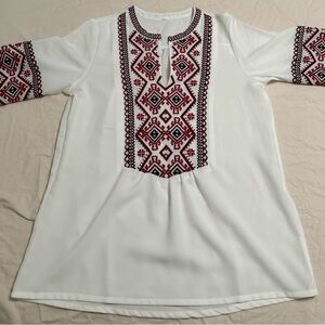 Size Small Women’s Bohemian Style Dress Shirt